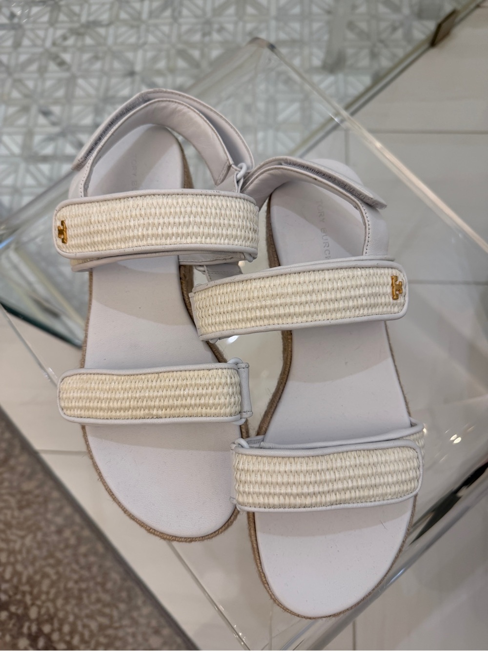 NWT Tory Burch Kira Raffia Sport Sandal